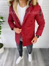 Geaca barbati groasa grena imblanita B6210 D1-3